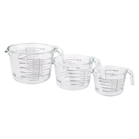 Borosilicate Glass Measure Jug 1 Cup/250ml