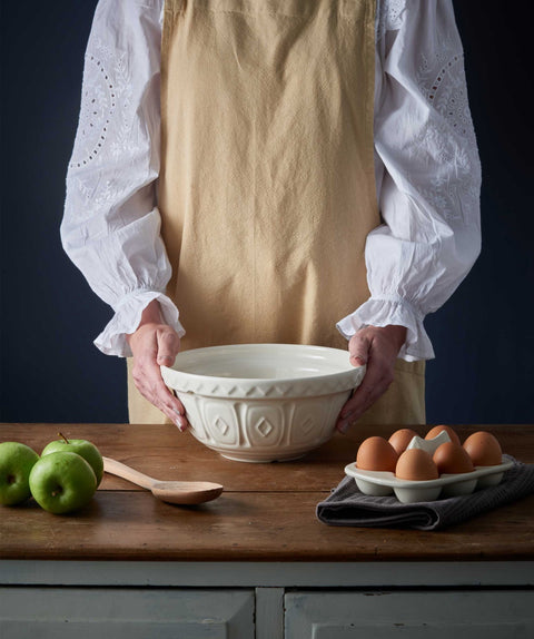 Cream Colour Mixing Bowl, 24cm