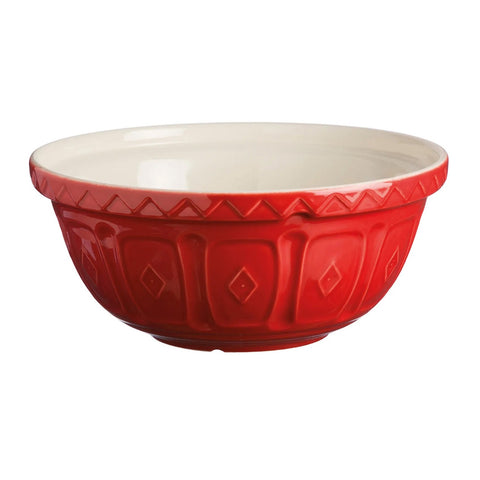 Red Colour Mixing Bowl, 24cm