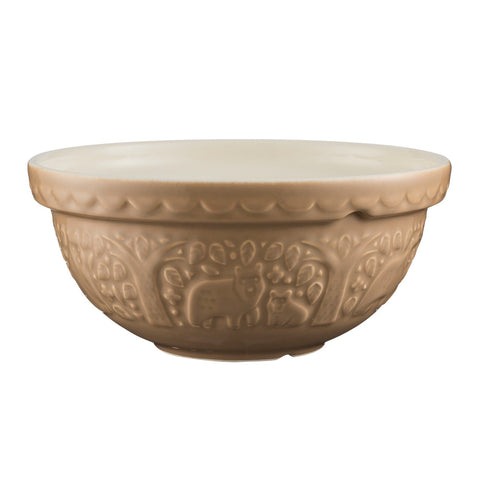 In The Forest Bear Cane Mixing Bowl