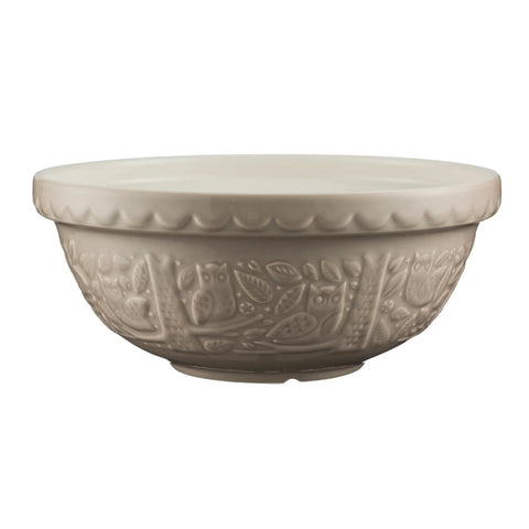 In The Forest Owl Stone Mixing Bowl