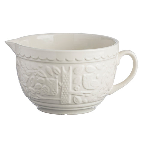 In The Forest Owl Cream Batter Bowl