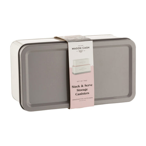 Innovative Kitchen Set of 2 Rectangular Tins, 1.7 Litre
