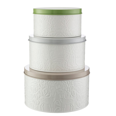 Forest Set Of 3 Cake Tins