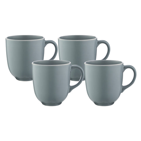 Classic Collection Grey Set Of 4 Mugs