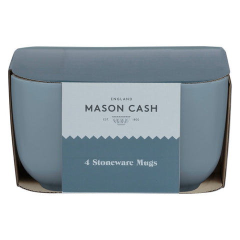 Classic Collection Grey Set Of 4 Mugs