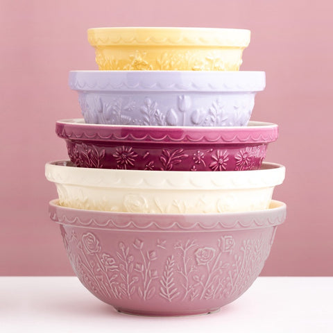 In The Meadow Pink Rose Mixing Bowl 29cm