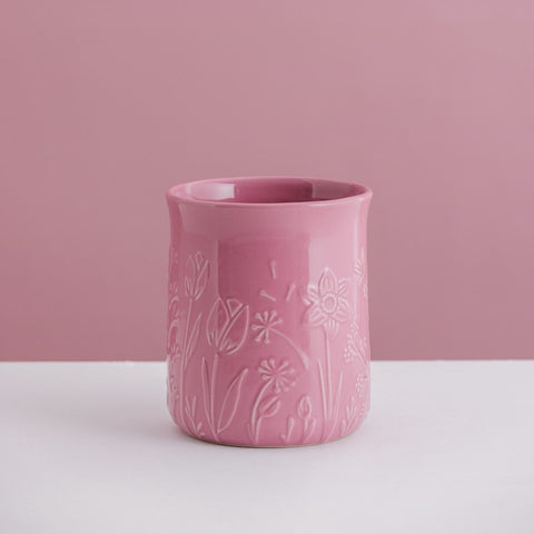 In The Meadow Pink Utensil Pot 1.3L