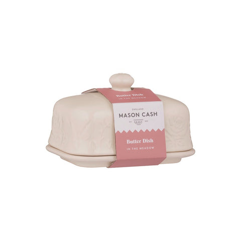 In The Meadow Cream Butter Dish 9 x 15.6 x 10.6cm