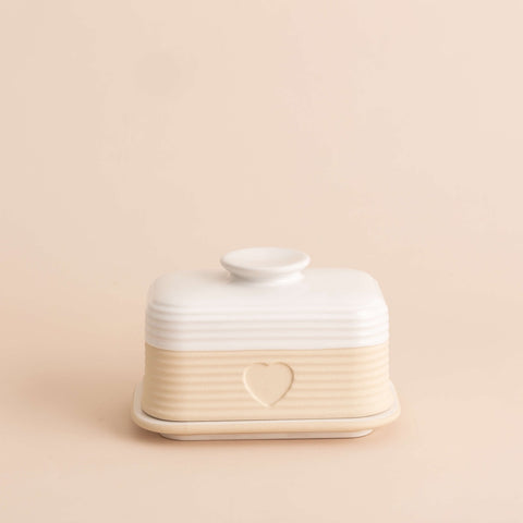 Rustic Charm Butter Dish 10 x 15.6 x 10.6cm