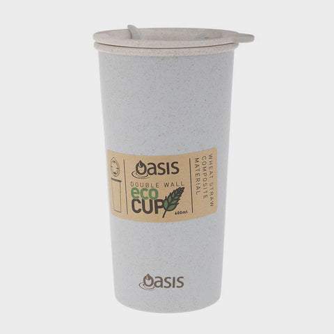 Double Wall "Eco Cup" 400Ml - 3 Asst. Colours
