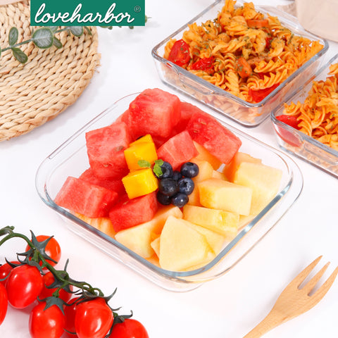 Loveharbor Square Glass Baking Dish