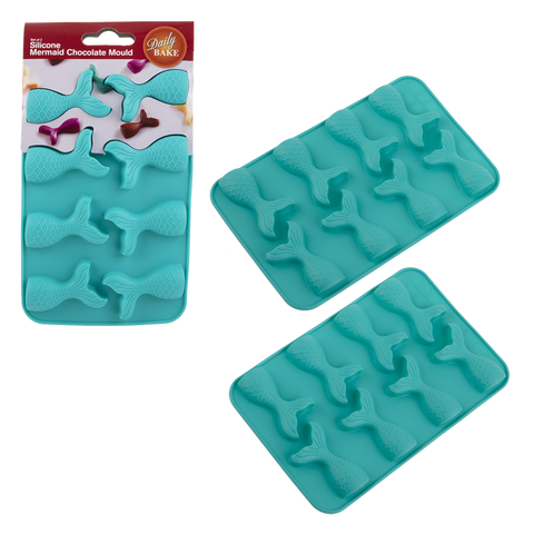 Mermaid 8 Cup Chocolate Mould Set 2