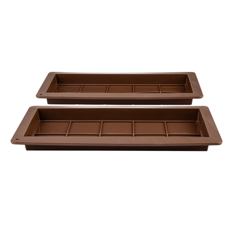 Silicone Chocolate Bar Mould Set 2 - Chocolate