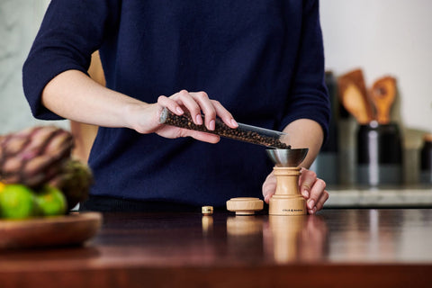 Hoxton Natural Beech Pepper Mill 10.4cm