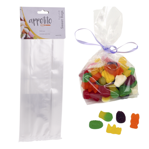 Sweets Bag Pack 20 - Clear