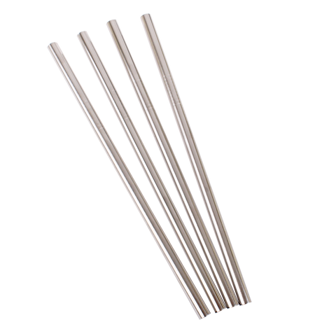 Stainless Steel Straight Smoothie Straws