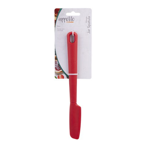 Silicone Jar Spatula 25cm - Red