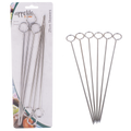 Chrome Skewers 10"/25Cm Set 6