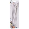 Chrome Skewers 10"/25Cm Set 6