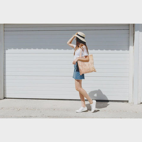 Foldable Shopper - Woven