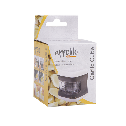 Garlic Cube Dicer/Slicer / Charcoal & White