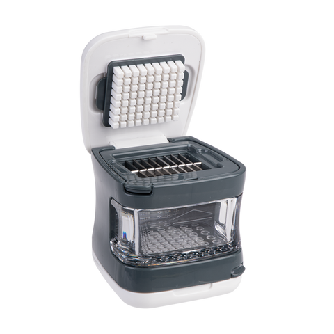 Garlic Cube Dicer/Slicer / Charcoal & White