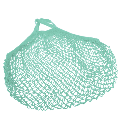 Cotton String Bag Short Handle - 8 Colors