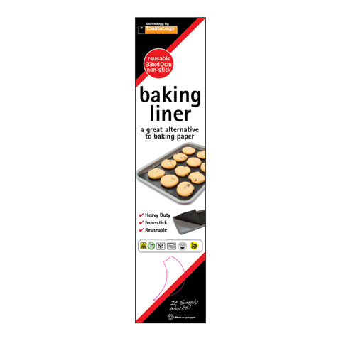 Non-Stick Reusable Baking Liner 30 x 40cm 230g - Black
