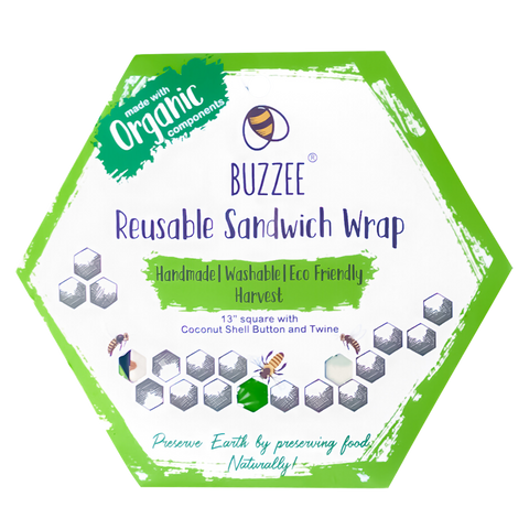 Organic Beeswax Sandwich Wrap- Harvest