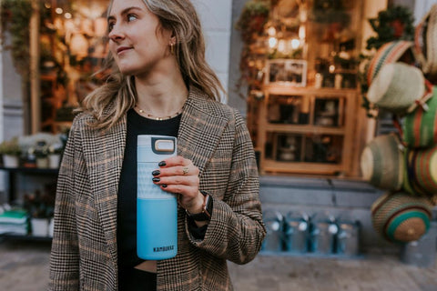 Etna Grip Stainless Steel Tumbler 500ml Breezy Blue