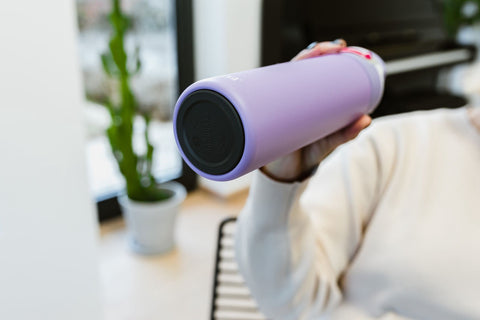 Elton Insulated 3-in-1 Snapclean 600ml Bottle Digital Lavender