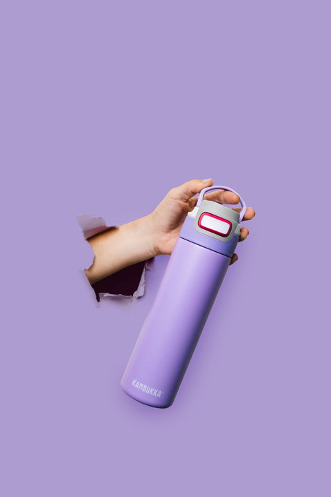 Elton Insulated 3-in-1 Snapclean 600ml Bottle Digital Lavender