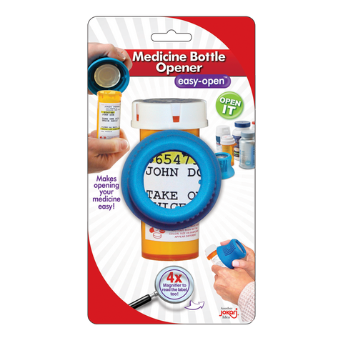 Medicine Bottle Opener - Blue
