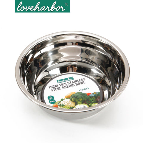 18/8 Stainless Steel Mixing Bowl