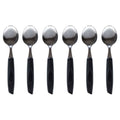 Soft Touch Spectrum Spoons set of 6 - Black