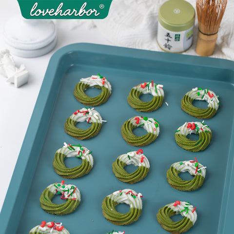 Loveharbor Green Earth Non-Stick Small Cookie Sheet