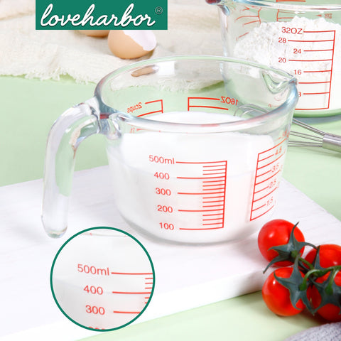 Loveharbor Glass Measuring Cup
