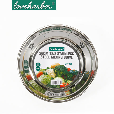 18/8 Stainless Steel Mixing Bowl