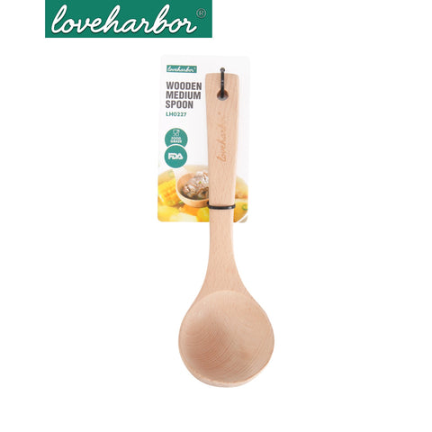 Loveharbor Wooden Medium Spoon