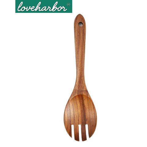 Loveharbor Wooden Salad Fork