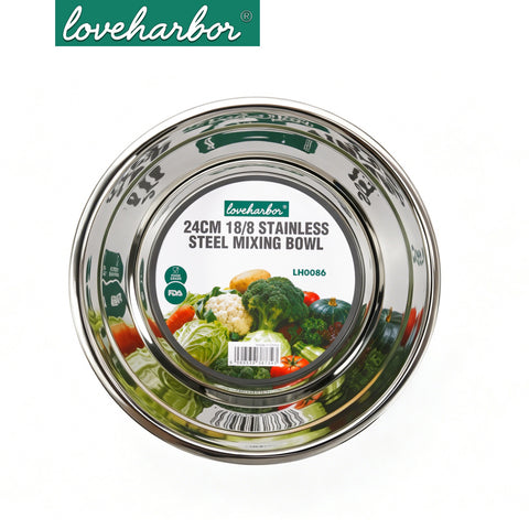 18/8 Stainless Steel Mixing Bowl