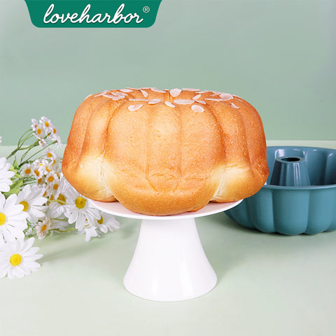 Loveharbor Green Earth Non-Stick Fluted Cake Pan