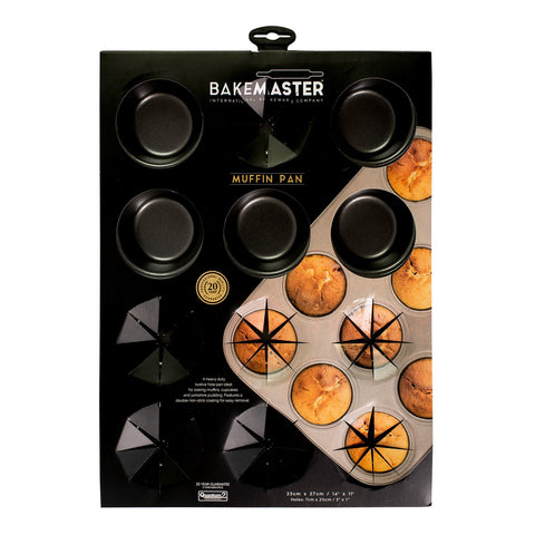 12 Cup Muffin/Cupcake Pan 35 X 27cm/7 X 2.5cm - NON-STICK