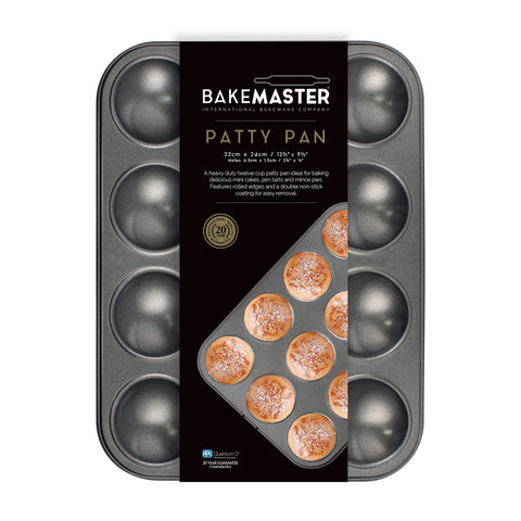 Bakemaster 12cup Patty Pan 32x24cm