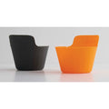 Silicone Baking Cups Set of 12, 7 x 4cm Orange/Grey
