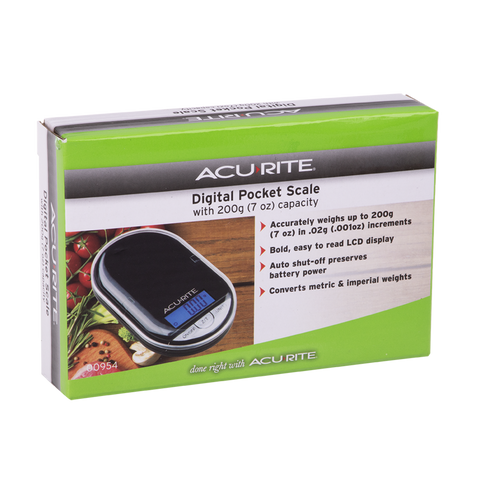 Pocket Digital Scale 0.02g/200g - Black
