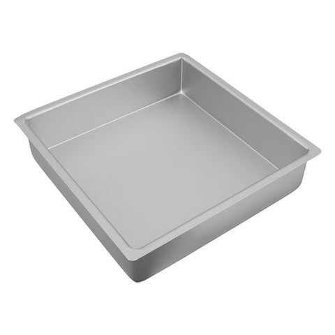 Silver Anodised Square Cake Pan - 5 Sizes