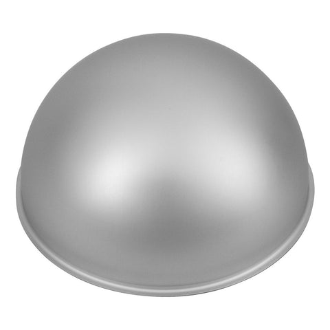 Silver Anodised Hemisphere Cake Pan 20X10Cm