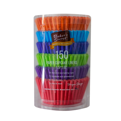 150 Pieces Paper Baking Cup Set, 4x2.5cm
